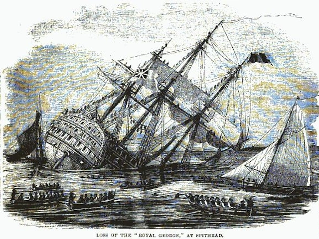 The Loss of Royal George at Spithead