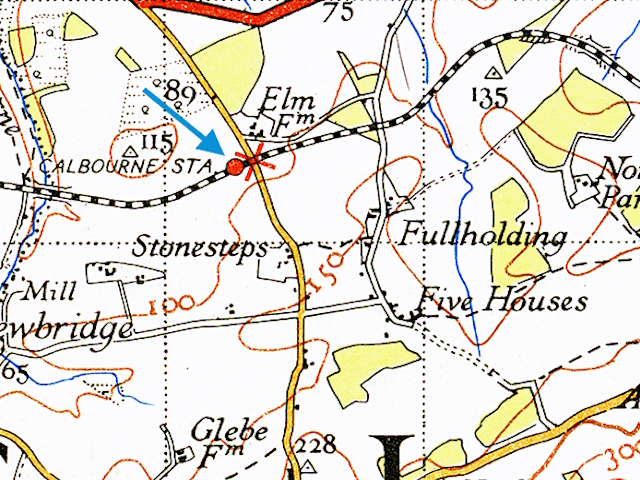 Calbourne Station Map