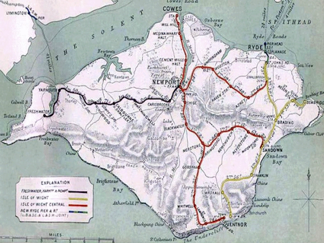 Island Train Map