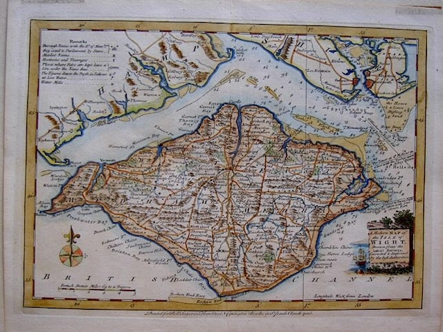 1766 Ellis IOW Map