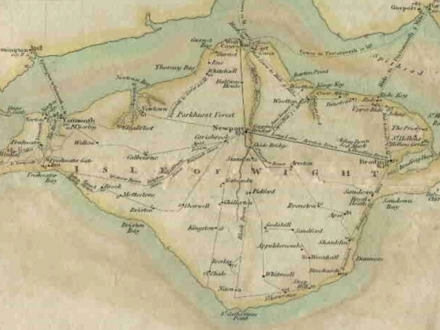 1840 Laurie IOW Map