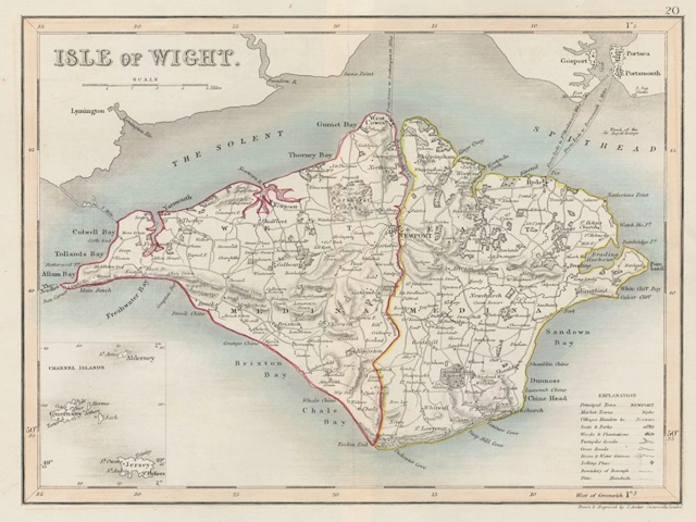 1848 Archer IOW Map
