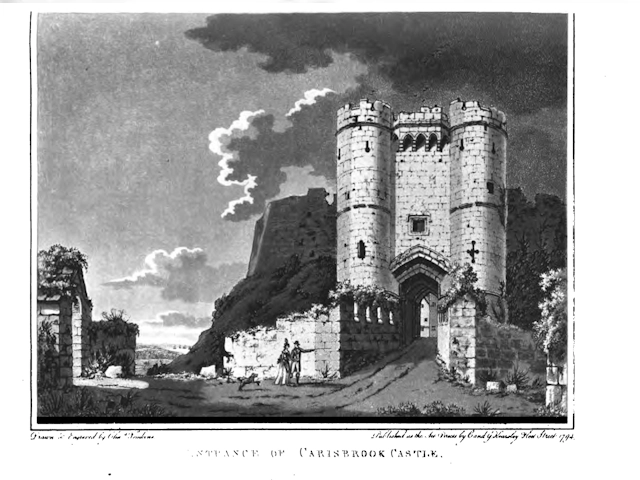 1794 Entrance to Carisbrooke Castle