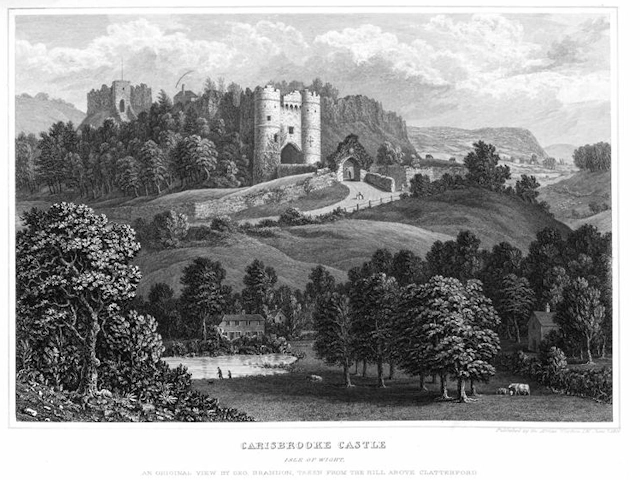 1846 Carisbrooke Castle