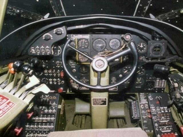 Douglas Havoc A-20 cockpit