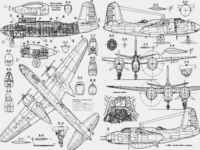 Douglas Havoc A-20 plans